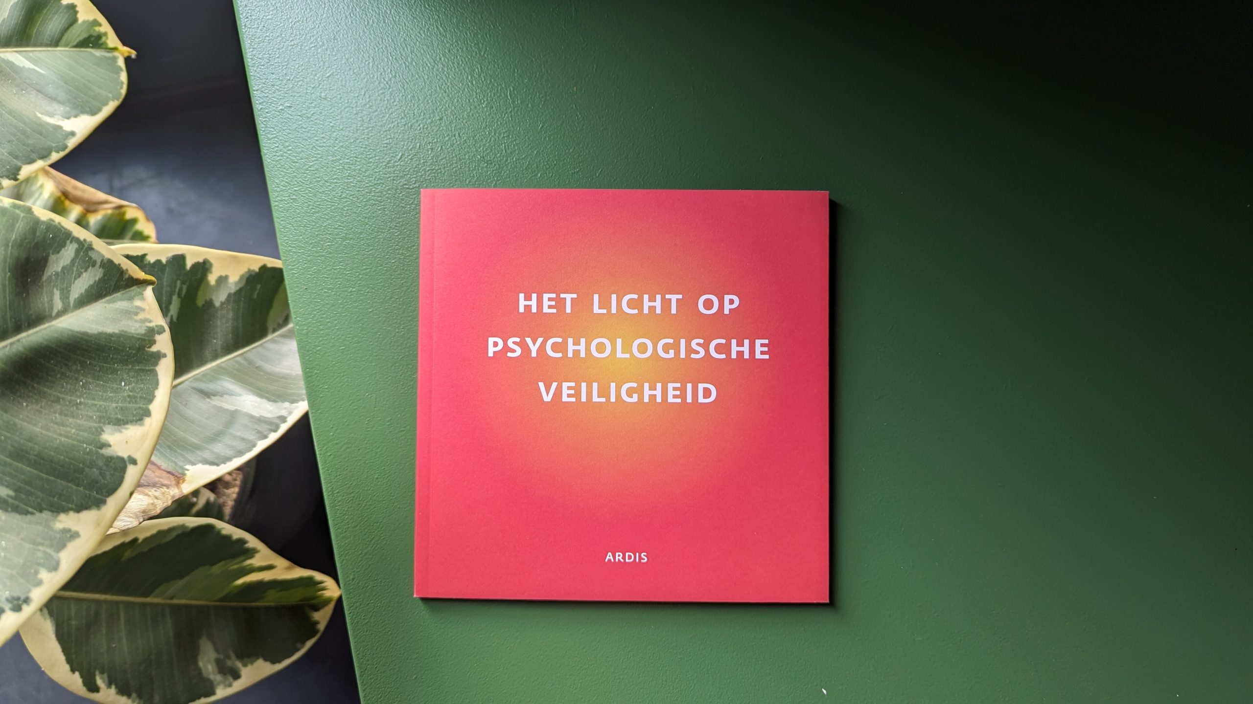 Omslag van het cahier over prsychologische veiligheid